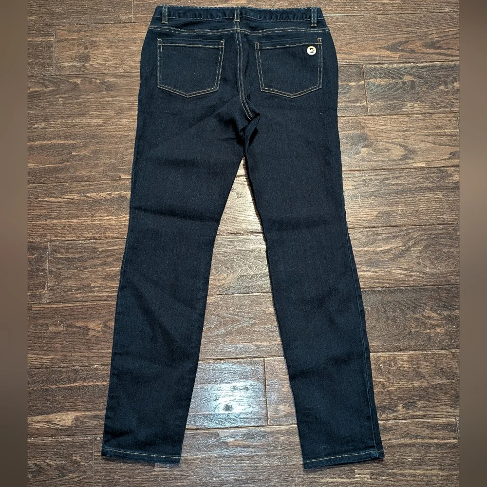 Michael Kors Dark Wash Denim Skinny Jeans - Picture 3 of 7
